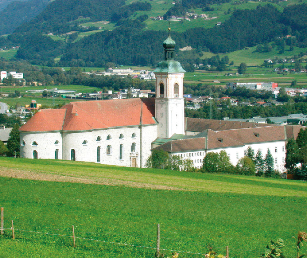The Benedictine Abbey of Saint Georgenberg-Fiecht in Tyrol, Austria (1310)