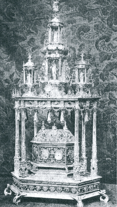 Thierry of Alsace, Count of Flanders, presenting the sacred relic to the city of Bruges