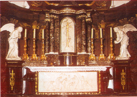 Premonstration Abbey, Chapel of the Holy Blood Main Altar, Laurent Delvaux (18th century)