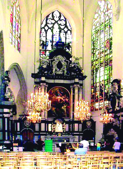 Historical artwork and preserved documentation of the Eucharistic Miracle of Brussels (1370)