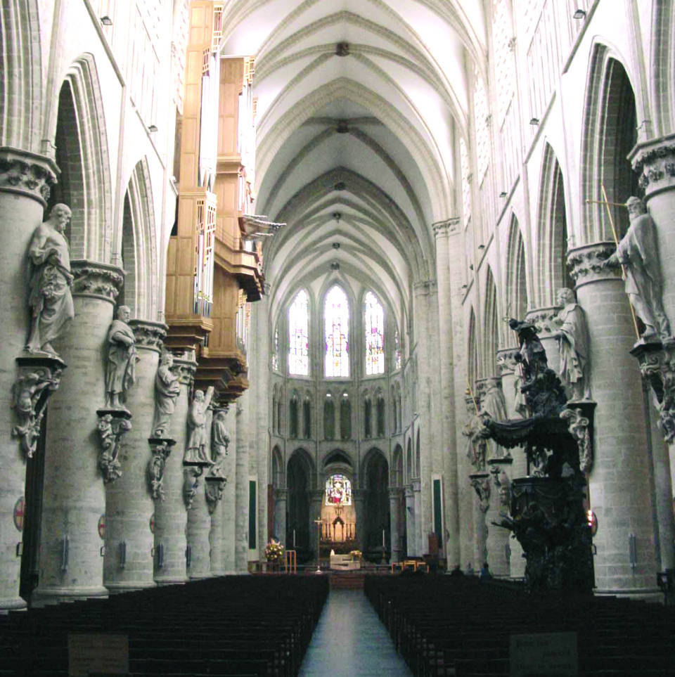 The Cathedral of Saints Michael and Gudula in Brussels, national sanctuary of the Eucharistic Miracle of 1370