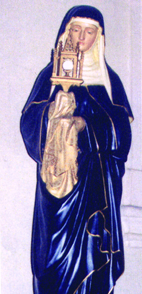Architectural detail and sacred monument preserved in the pilgrimage church of Liège