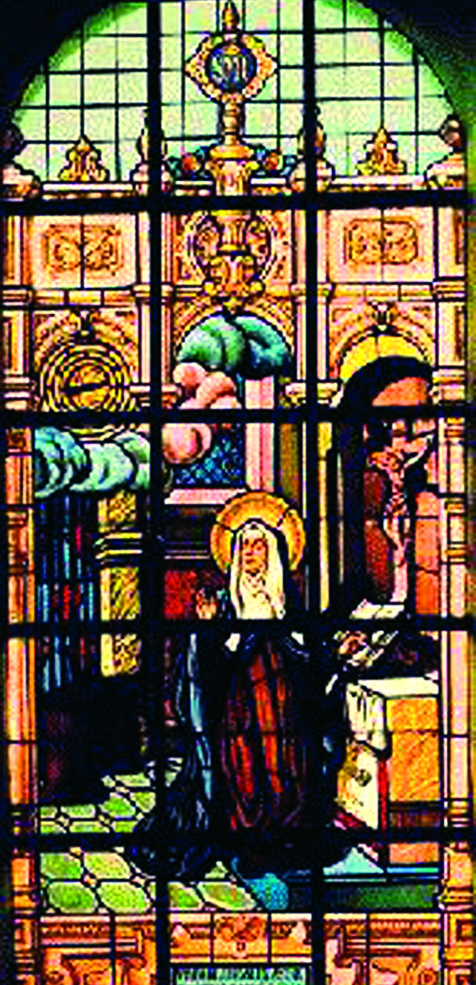 Architectural detail and sacred monument preserved in the pilgrimage church of Liège
