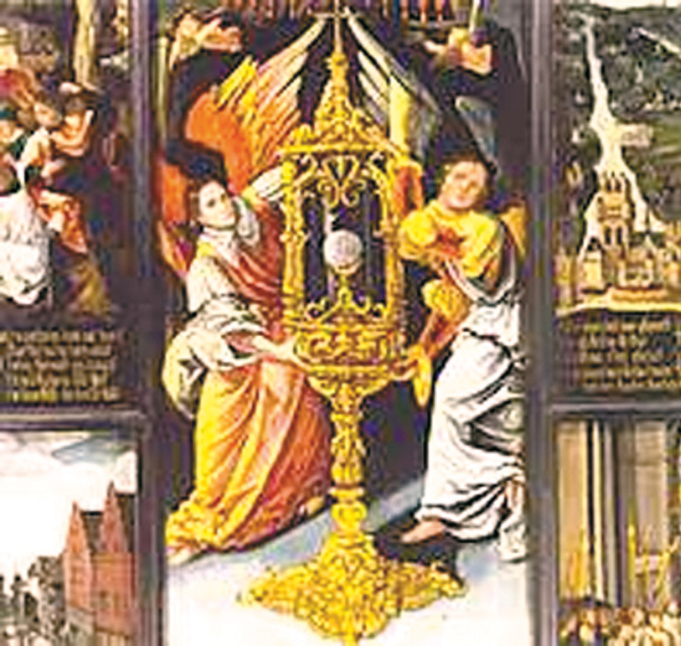 Sacrament to the end of his life. All the church and civil authorities of the city were informed of