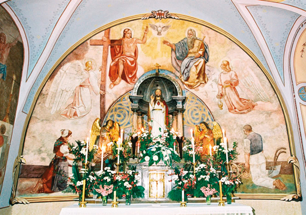 Castle Chapel of the Holy Cross in Batthyány Castle where the Eucharistic miracle occurred in 1411