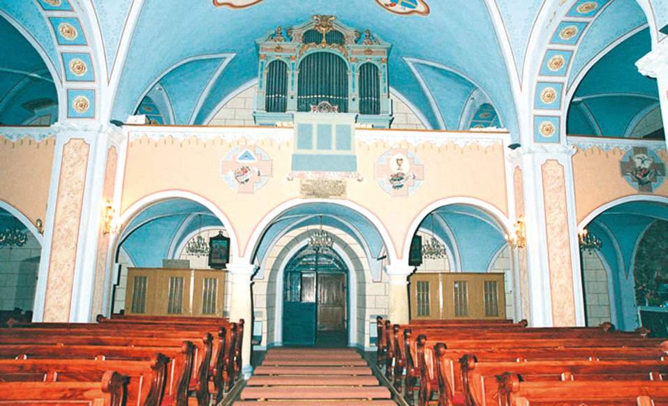 Interior of the shrine