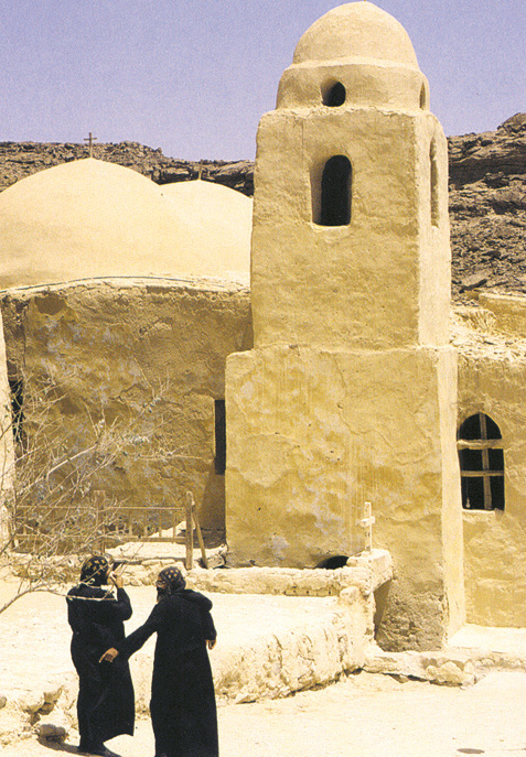 Ancient Coptic Monastery dedicated to St. Paul on the coast of the Red Sea