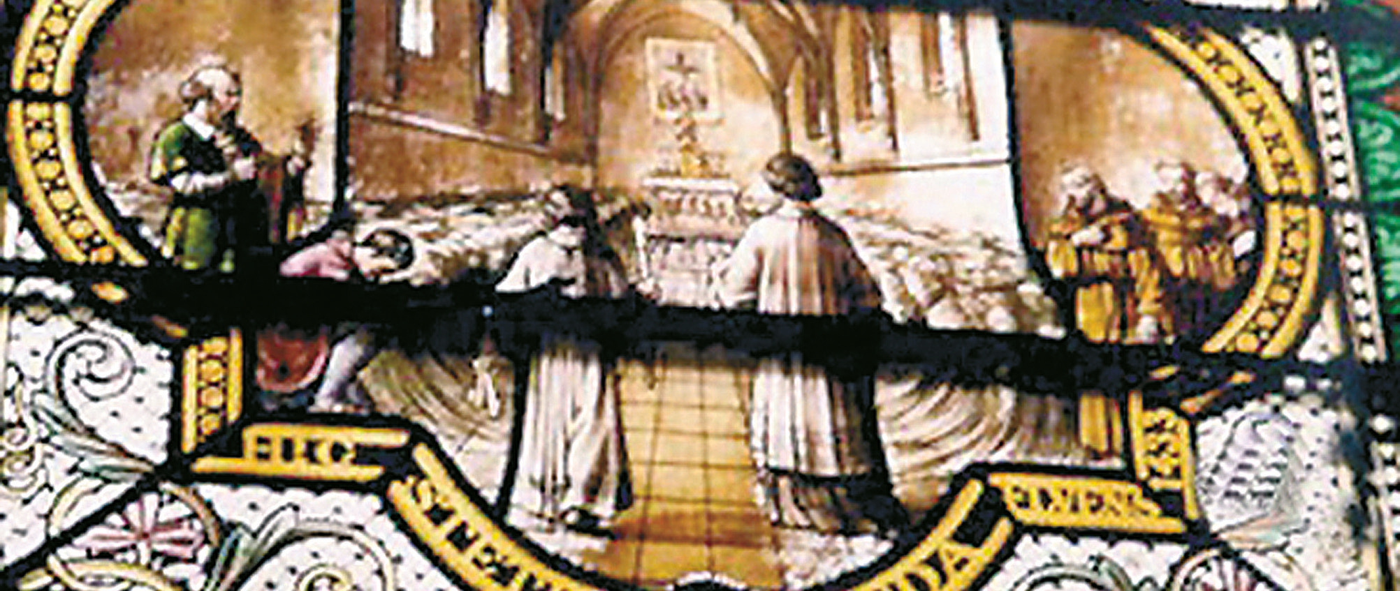 The Chapel of the Gray Penitents (Chapelle des Pénitents Gris) in Avignon, preserved from the Rhône flood of 1433