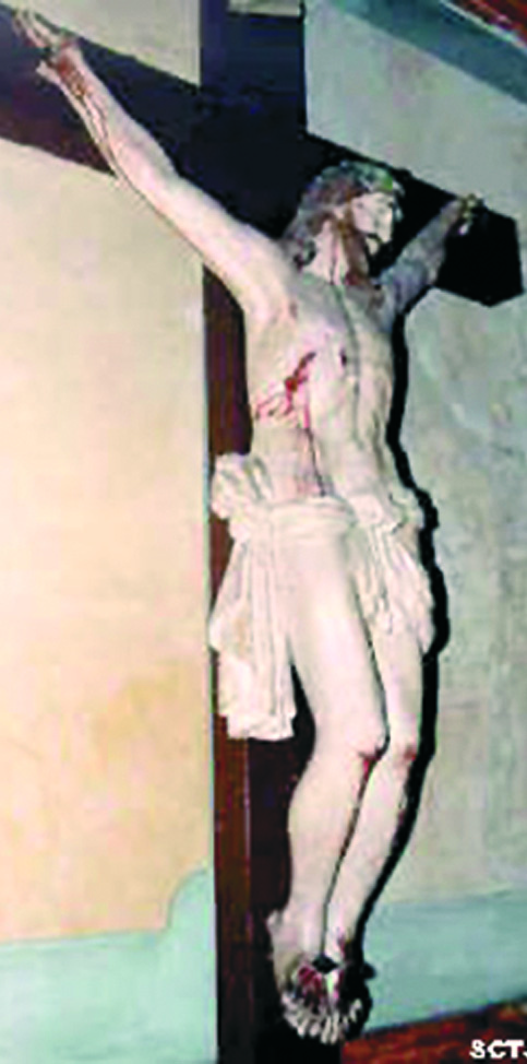 Architectural detail and sacred monument preserved in the pilgrimage church of Avignon