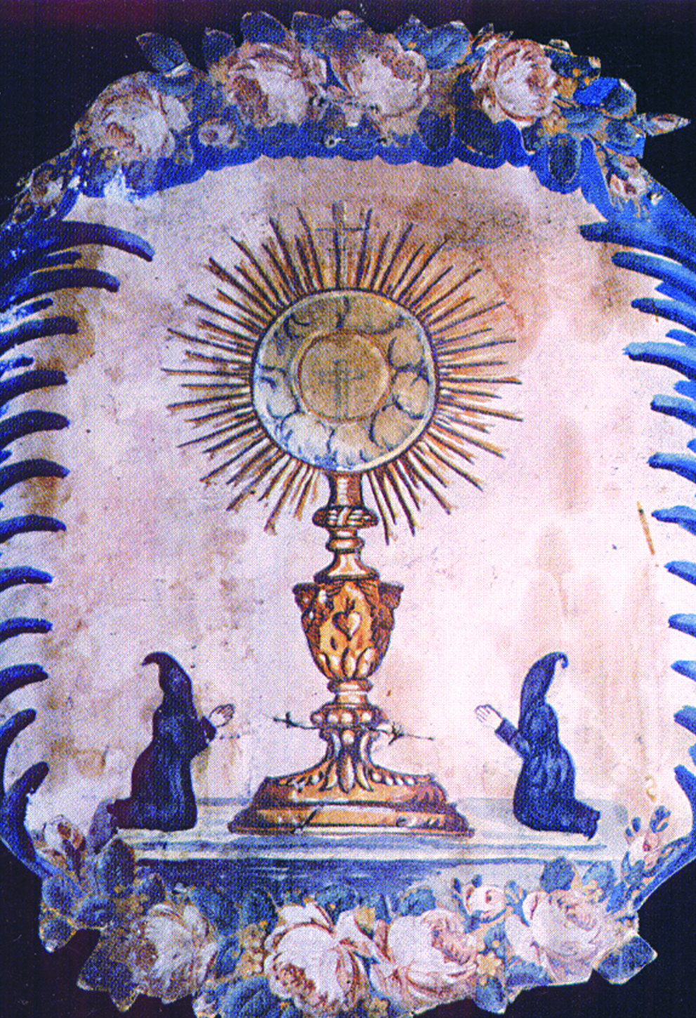 Fagade of the Chapel of the Gray Penitents Fresco in the Chapel