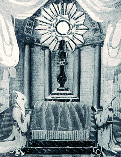 Historical artwork and preserved documentation of the Eucharistic Miracle of Avignon (1433)