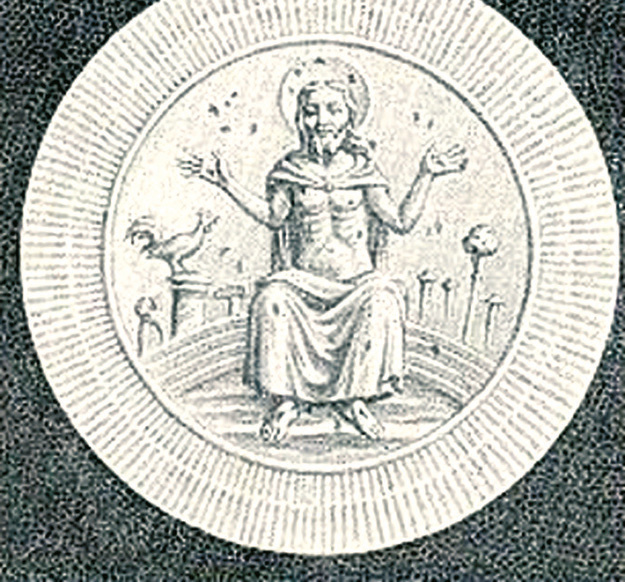In the first frame a priest presents the miraculous Host which was kept until the French revolution. Dijon, Host sent in 1433 by Pope Eugene IV to Phillip the Handsome, Duke of Borgogna