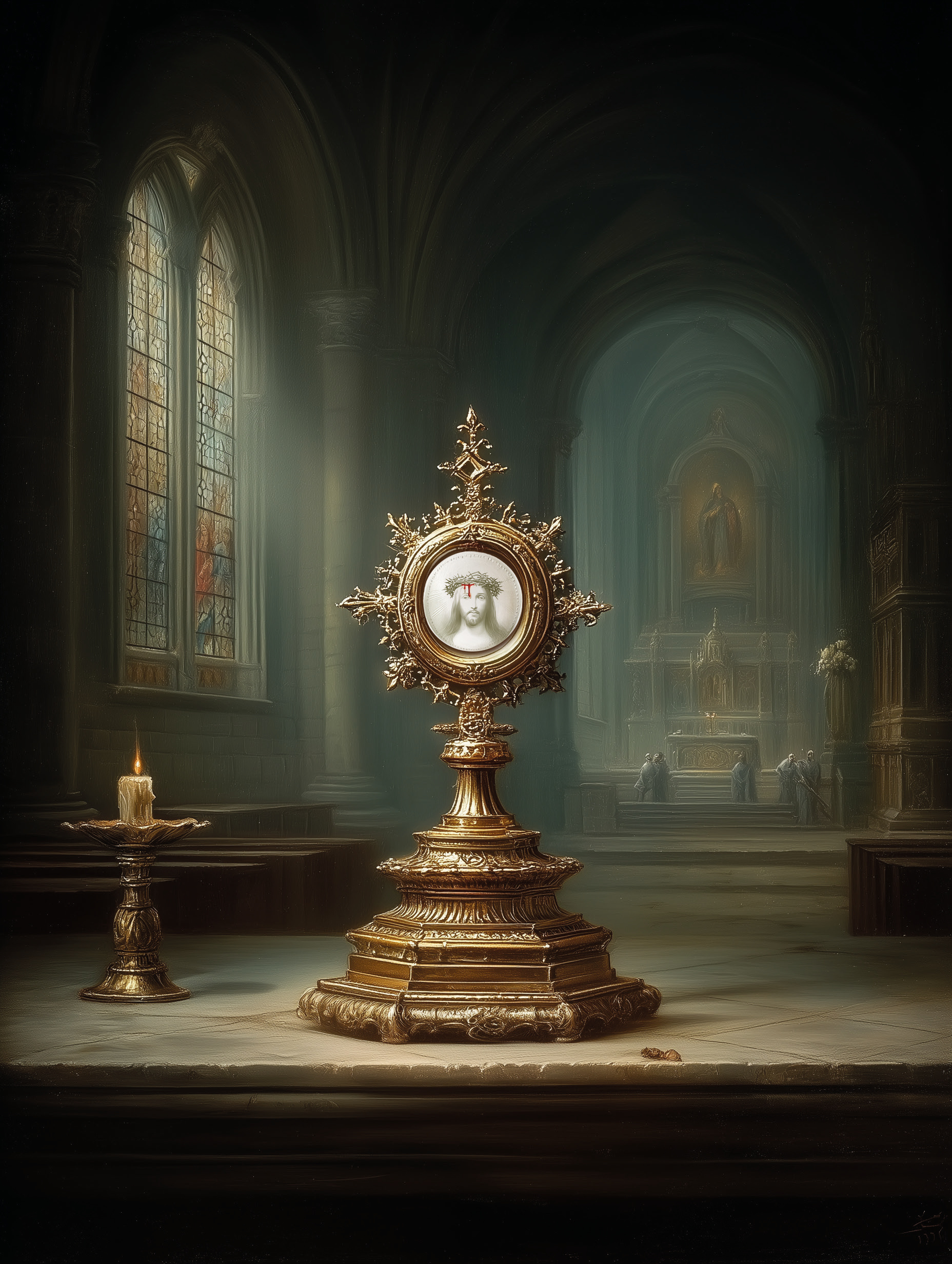 but initially I didn't see anything special. of this marvel were lost for many years. In Octo- ber 1854, the Pastor of the Church of St. Peter
