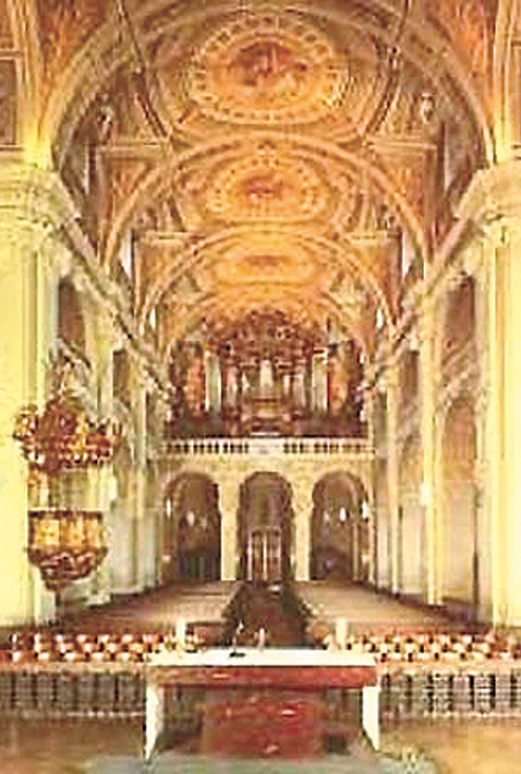 Interior of the Church