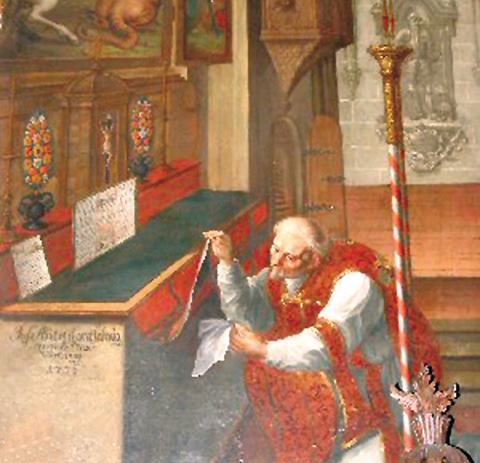 Father Otto hides the miraculous