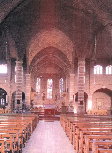 Interior of the church