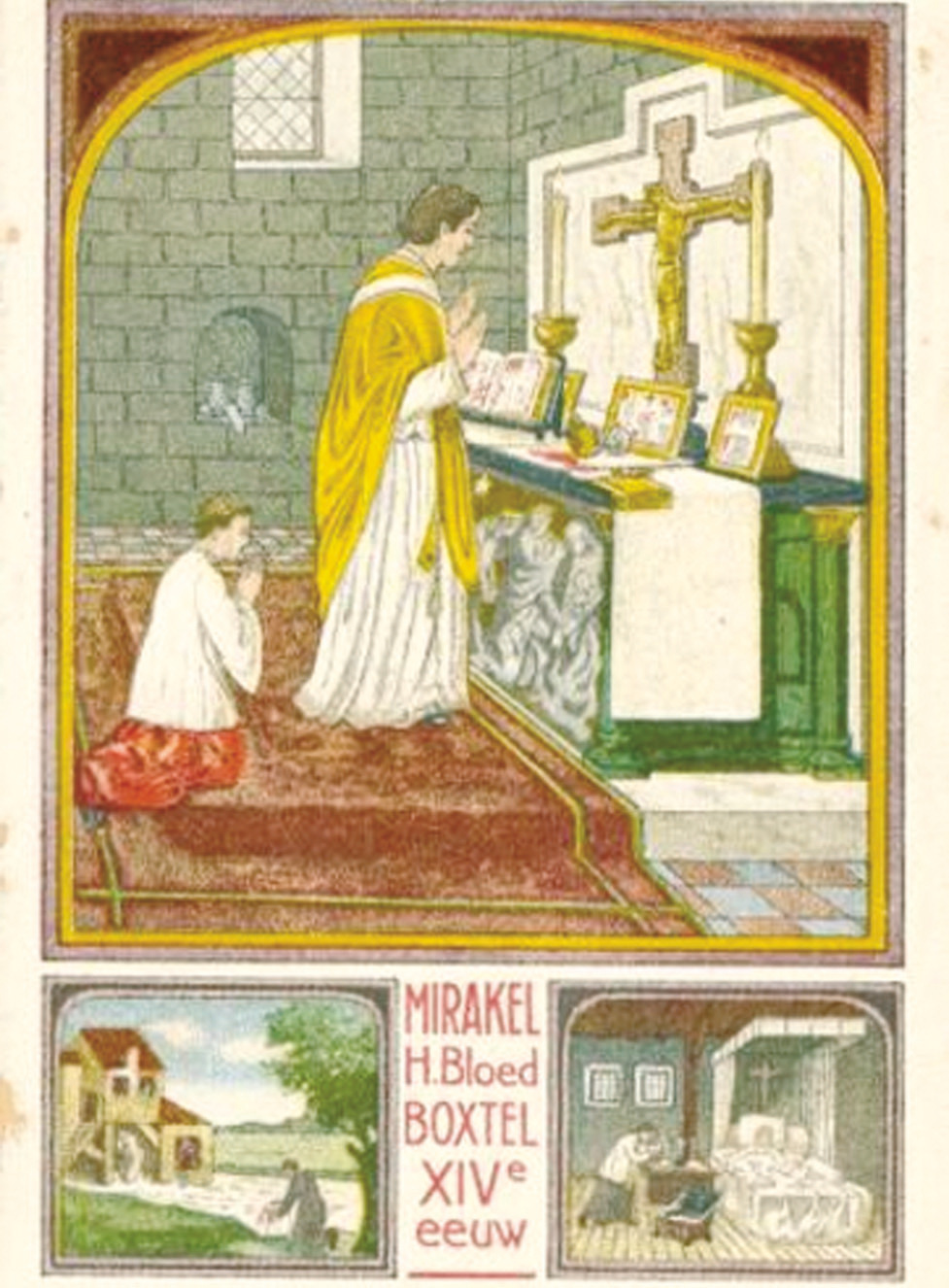 The Eucharistic miracle took place at St. Peter's Church in Boxtel