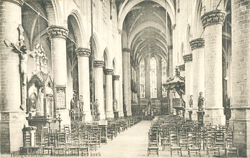 Interior of the church