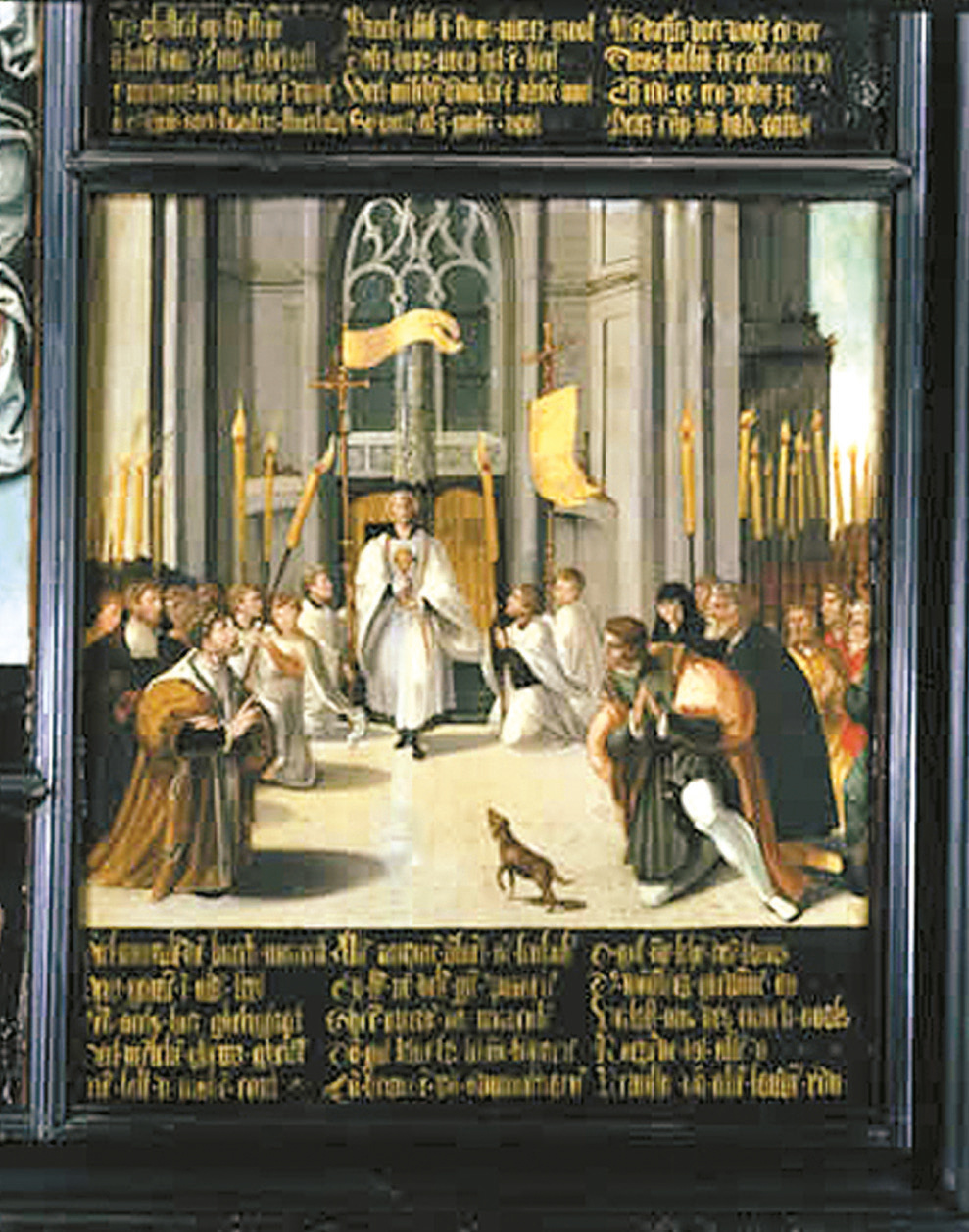The relic of the miraculous Host is carried in procession (1535), Sacred Museum of Breda