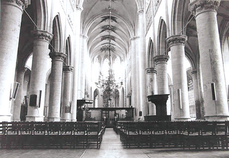 Interior of the church