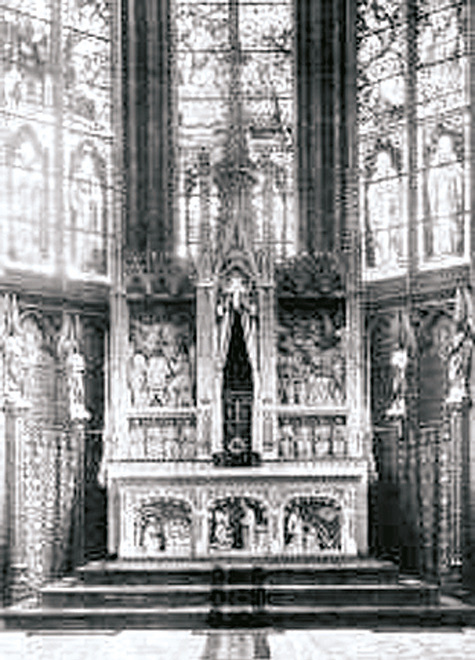 Reliquary containing the blood-stained corporal of the 1222 Eucharistic Miracle