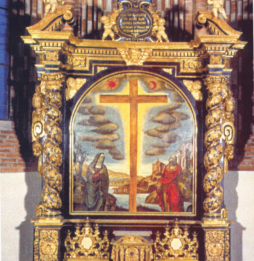 G. Badarello (toward the end of the 17th century), collegiate church of San Secondo, altar of the crucifix or of the miracle