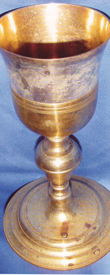 and the base of the chalice