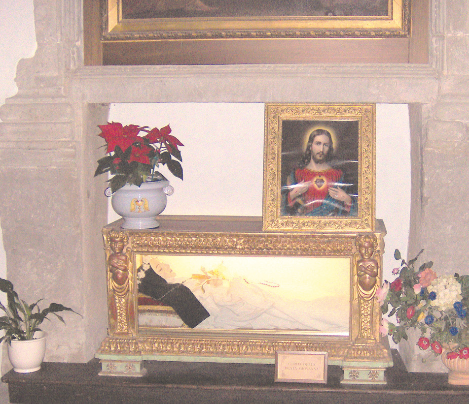 Chapel with the urn of Blessed Giovanna