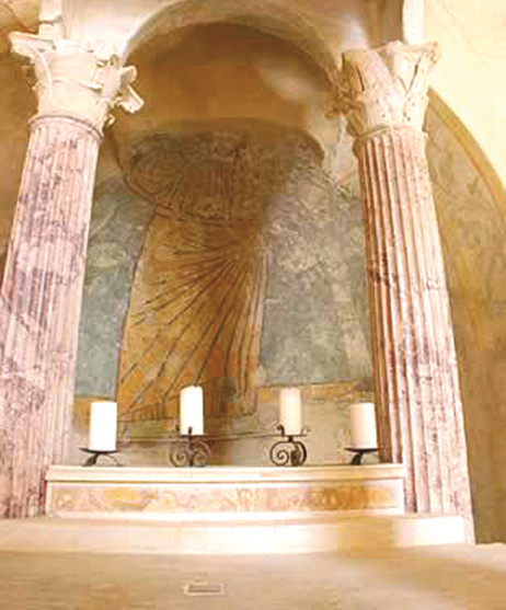 Church of Saint Christina of Bolsena, the altar where the