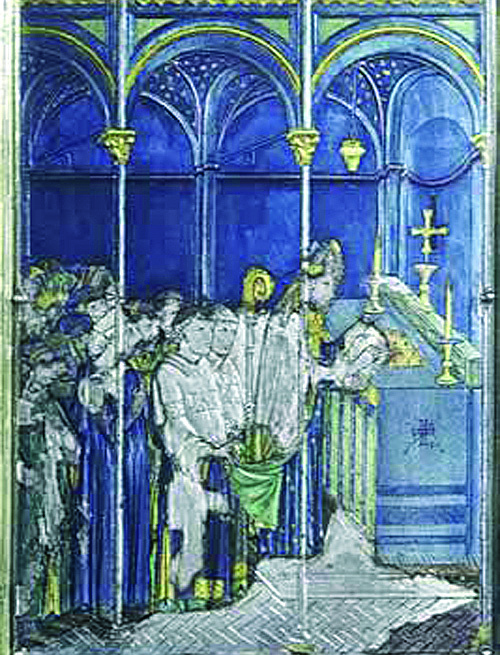 Painting by Francesco Trevisani Detail of the reliquarium