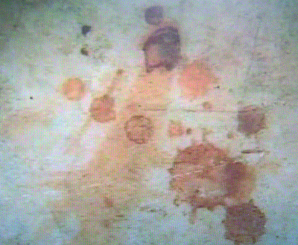 Detail of the Blood-stained stone, Bolsena