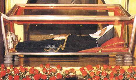 Historical artwork and preserved documentation of the Eucharistic Miracle of Cascia (1330)