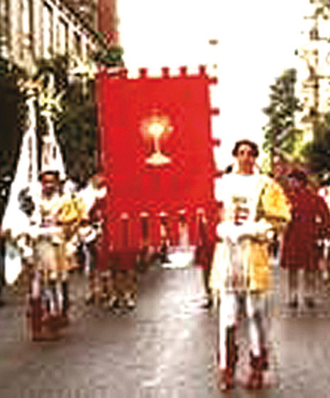 Historical artwork and preserved documentation of the Eucharistic Miracle of Cava de' Tirreni (1656)