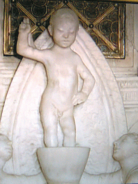 Details of the tabernacle where the reliquaries of the two Eucharistic miracles are stored