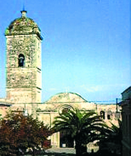 Parish of Saint Bernard, Mo goro went to gather the Sacred Hosts that had fallen and saw that the imprints of the Sacred