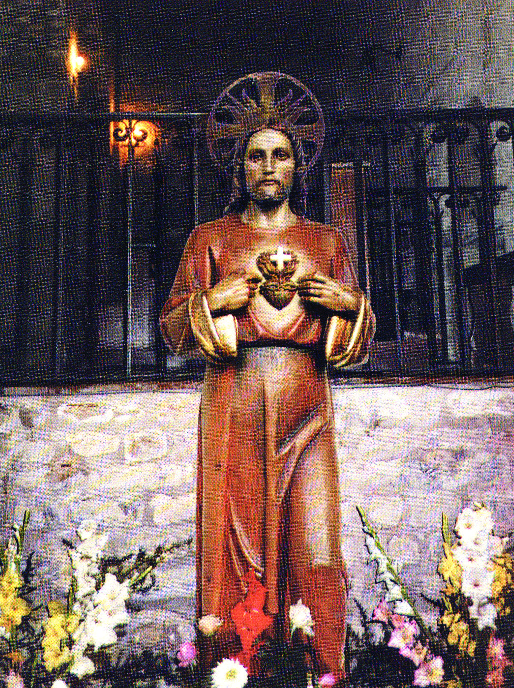 Historical artwork and preserved documentation of the Eucharistic Miracle of Rosano (1948)