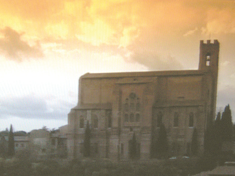 Historical artwork and preserved documentation of the Eucharistic Miracle of Siena (1730)