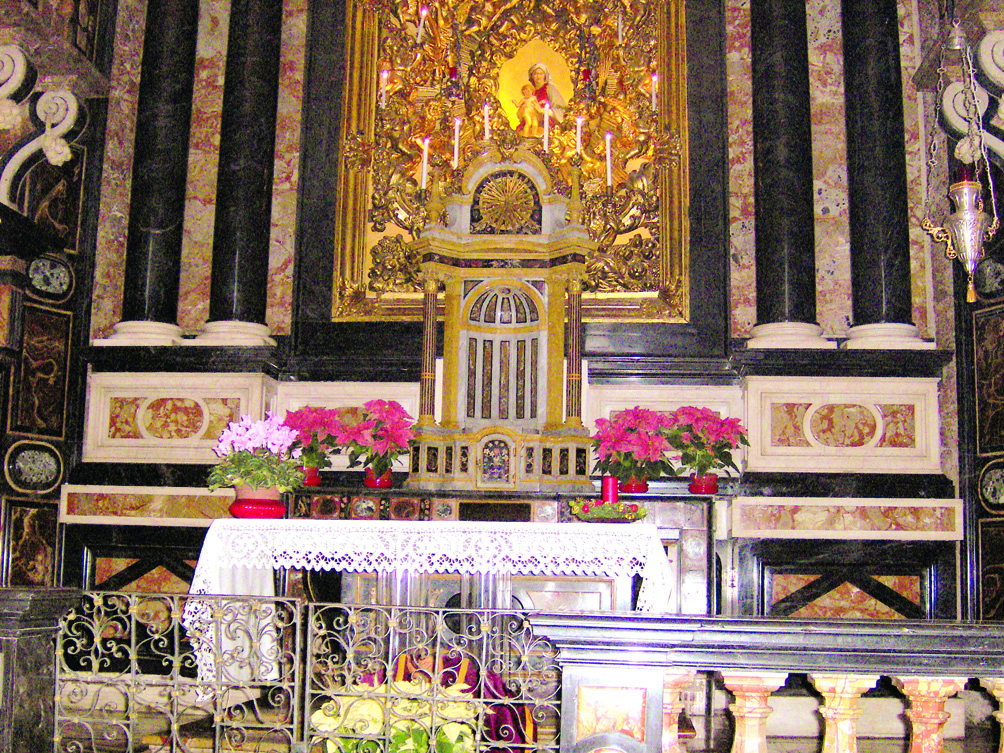 Historical painting commemorating the preservation of the Holy Sacrament in Turin (1706)