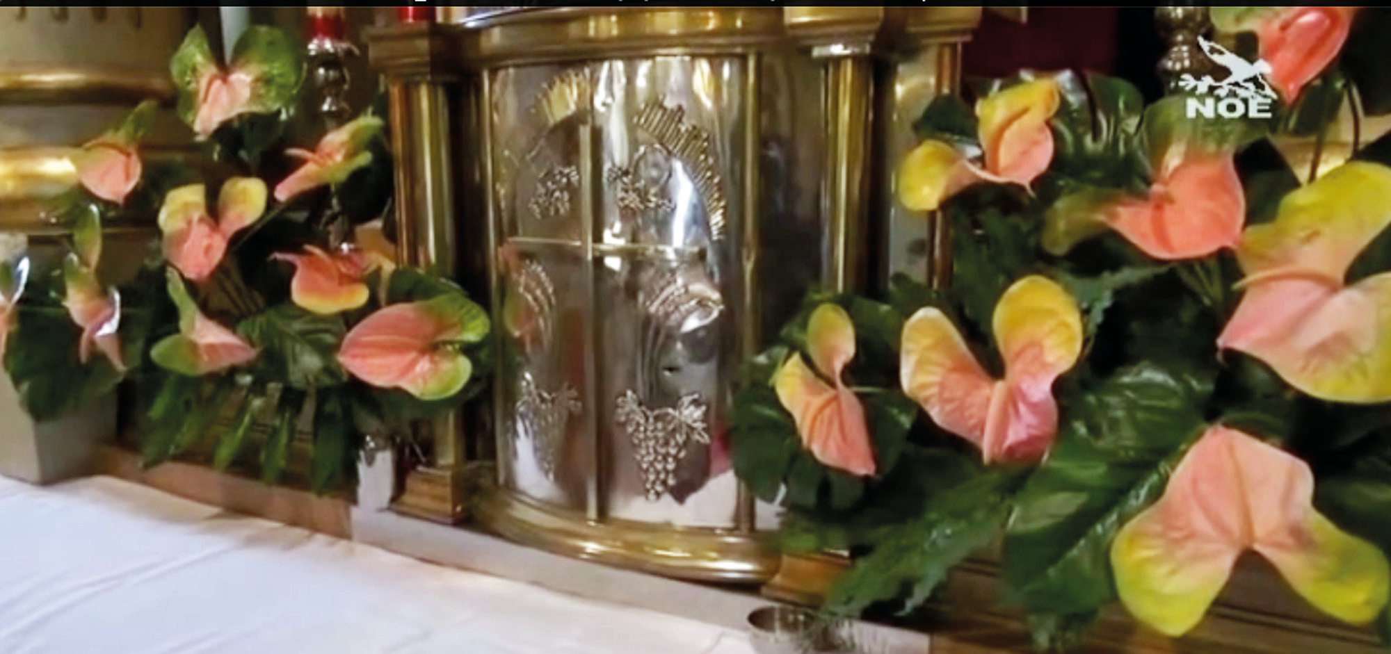 Panoramic view of the Sanctuary and high altar honoring the Eucharistic Miracle of Sokółka