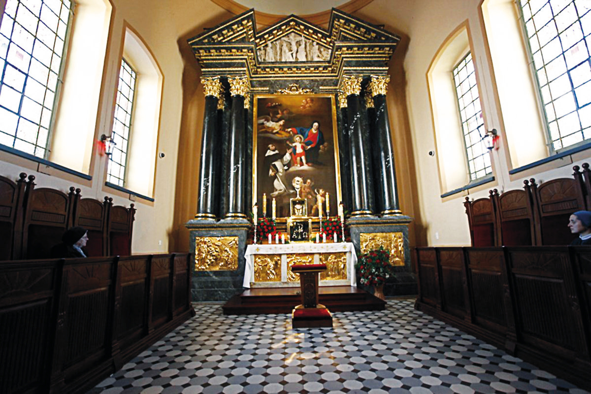 Interior Chapel where the