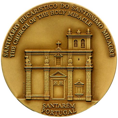Historical artwork and preserved documentation of the Eucharistic Miracle of Santarém (1247)