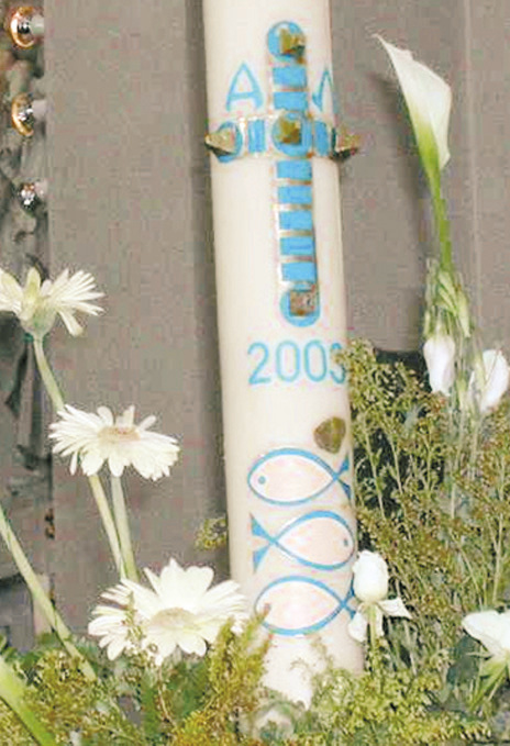 Commemorative candle of the fish of Alboraya -Almåcera