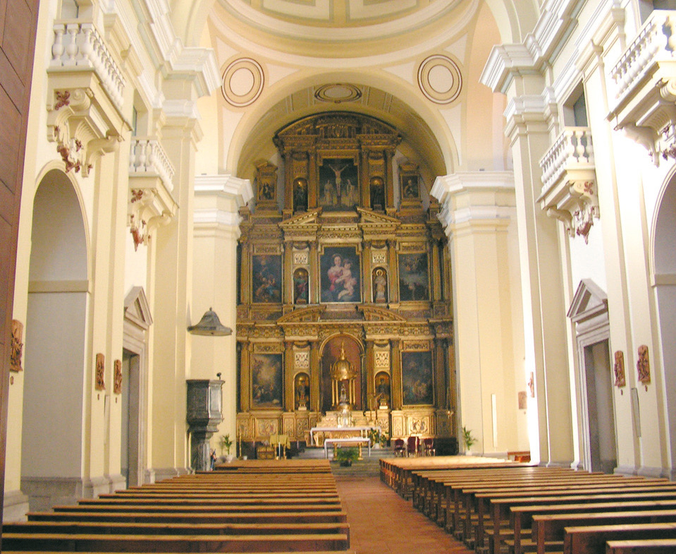 Jesuit church where the Hosts were brought back Interior of the Jesuit church Palma, in his capacity as Provincial, ordered that the Hosts be placed in a wine cellar along