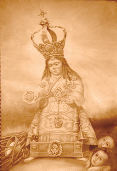 The silver monstrance protecting the miraculous incorrupt Hosts of Alcoy stolen in 1568