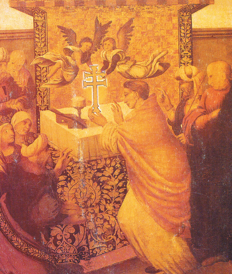 Historical artwork and preserved documentation of the Eucharistic Miracle of CARAVACA DE LA CRUZ