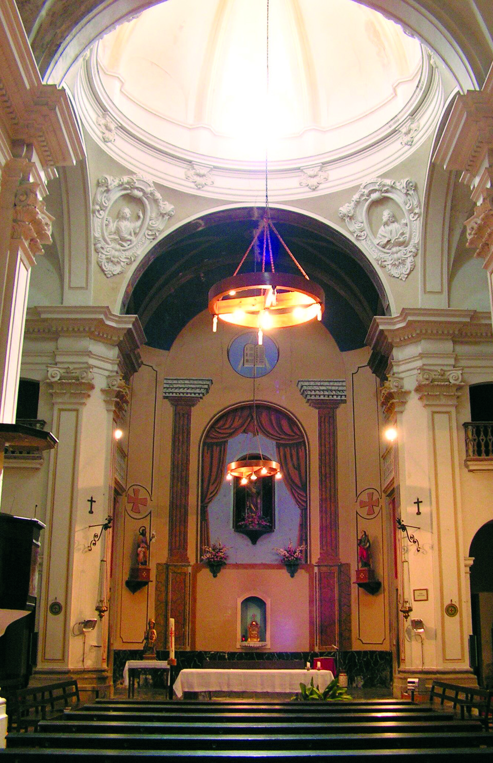 Inside the Church of San Cugat