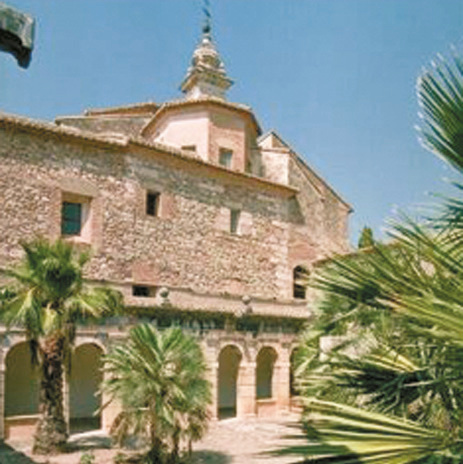 property of Inés' family, later on given to the monks for the Lord to give him some sign of confirmation. invited her to attend Mass on the following day. At He received an answer on Christmas Day, 1392. that time, he took two hosts, but he consecrated
