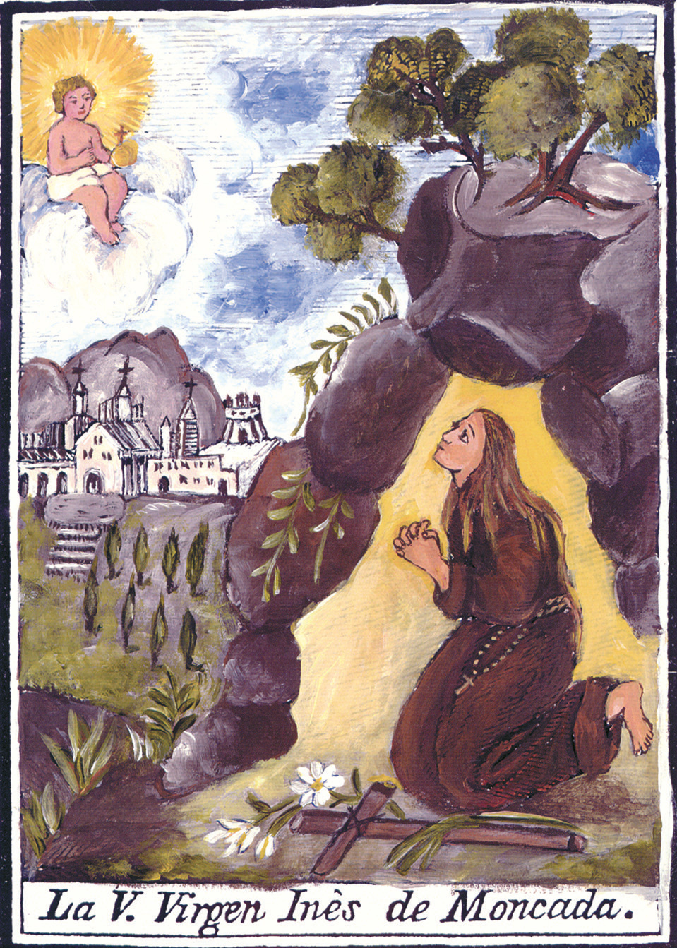 Inés lived her whole life as a hermit and penitent in the cave known as El Rodeno, which is a pilgrim site still today