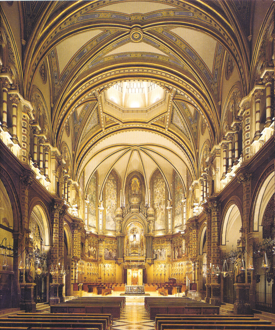 Interior of the church where the miracle took place