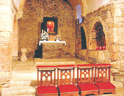 Chapel where the relics of the miracle used to be housed